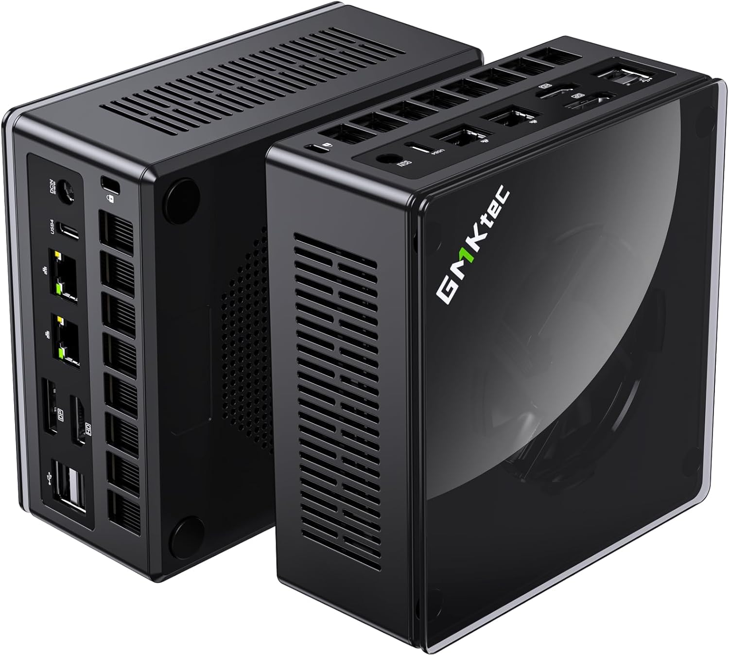 GMKtec AMD Ryzen 9 8945HS (Turbo 5.1GHz) 32GB DDR5 2TB SSD Mini Gaming PC, Oculink, HDMI 2.1, DP2.1/ i226V Dual NIC LAN 2.5G/ USB-C 4.0 WiFi 6/BT 5.2, USB3.2, Dual Fan Nucbox K11