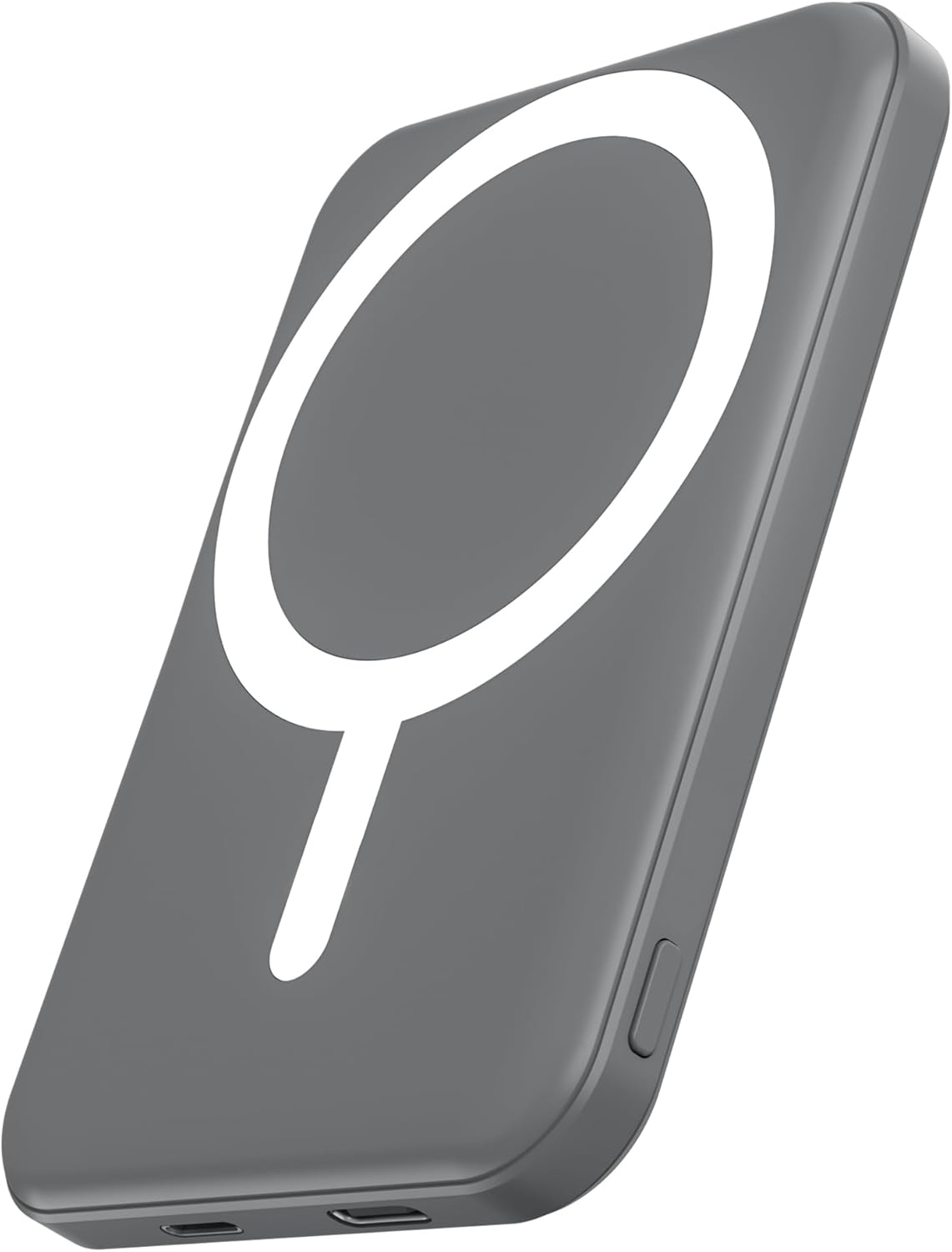 Magnetic Battery Pack, 5000mAh Magnetic Power Bank with Type-C Cable 20W PD Fast Charging Lighting Input Wireless Portable Charger for iPhone
